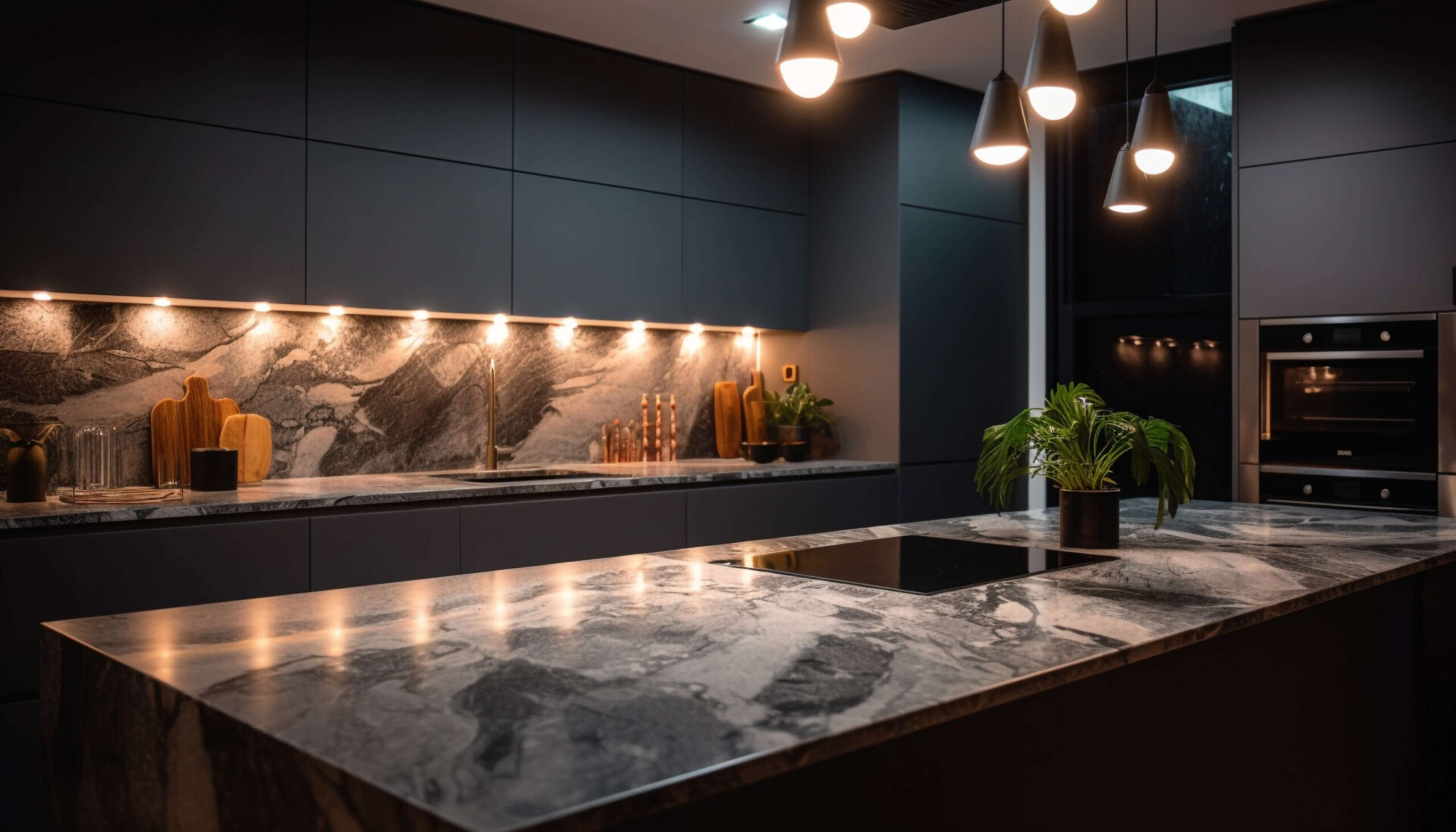 Guiding You To Choose The Top Granite Showroom In Hialeah And Pompano Beach   FDG Luxury Kitchen With Stainless Steel Appliances Marble Generated By Fdg 1 Scaled 