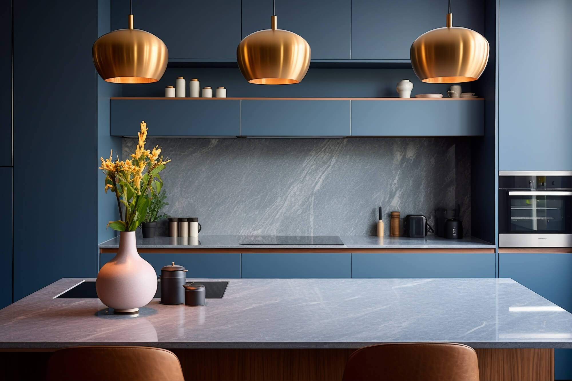 View of Popular Design Layouts For Your Granite Kitchen Countertops