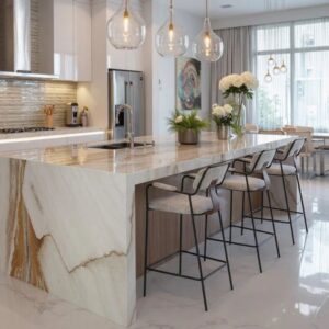 Luxury-quartz-countertop-design-for-Miami homes