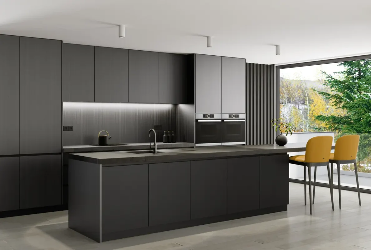 Premium Glossy Kitchen Cabinet in North Miami