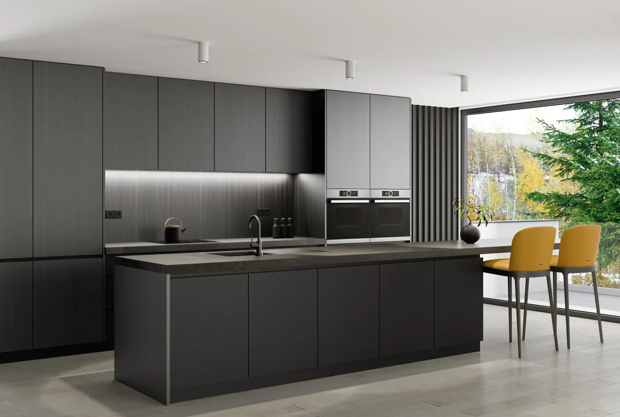 Premium Glossy Kitchen Cabinet in North Miami