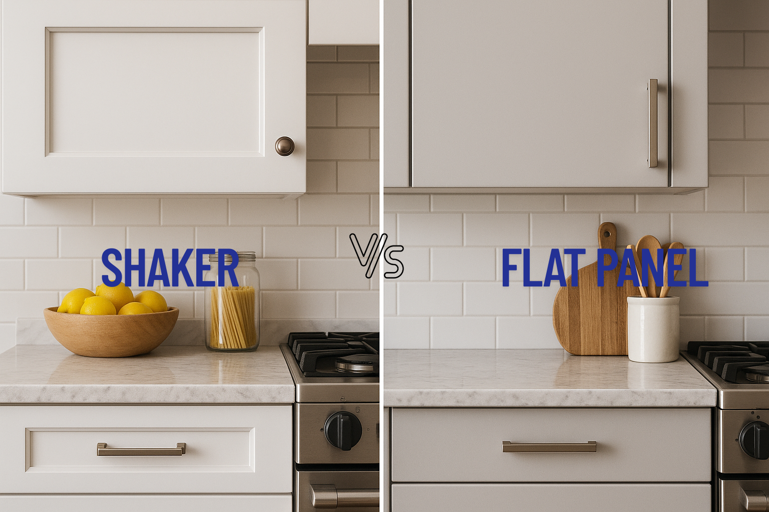 Shaker-vs-Flat-Panel-kitchen-Cabinets